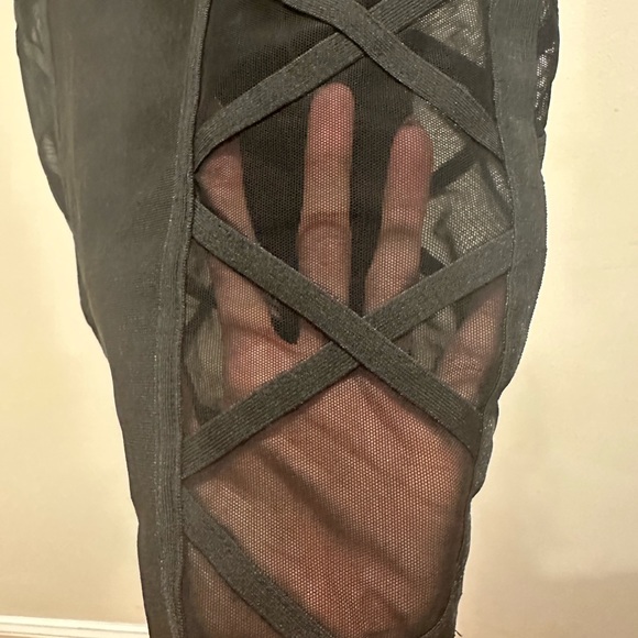 Black mesh minidress - Picture 7 of 7